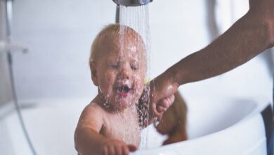 O que fazer para o bebê não chorar após o banho?